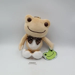 Pickles The Frog C0402 Brown Nakajima Mascot Keychain Sk Japan Plush 5" TAG Toy - Picture 1 of 8