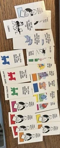 21 Chance Cards 1999 Monopoly Game Replacement Parts Scrapbook - Picture 1 of 2
