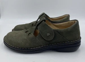 Finn Comfort Tofino Mary Jane Leather T-Strap Shoes Sz 40 9 Leather Germany - Picture 1 of 7