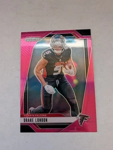 Panini Prizm 2024 - Drake London #12 Pink Prizm - Imagen 1 de 2