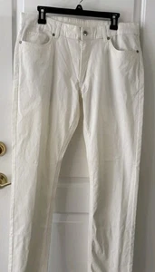 Peter Millar Crown Crafted Cream/Natural Cotton Golf Pants Men's Sz 36 NWT Golf - Picture 1 of 9