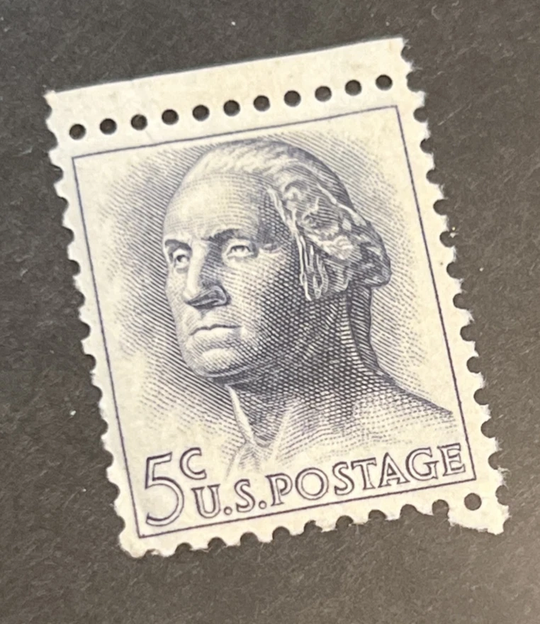 George Washington 5 cent Rare Unused stamp United States Postage - Image 1 of 4