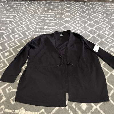 Kohl’s Tek Gear On The Go Gear Women Tunic adjust. Front Cardigan black Size 3X  - Image 1 of 4