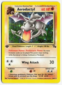 1st Edition Aerodactyl (Prerelease) Promo WoTC Promo 01/62 MP - Picture 1 of 2