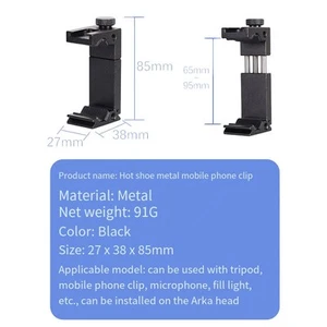 Support t��l��phone portable fiable et robuste pour diffusion professionnelle en - Photo 1 sur 12