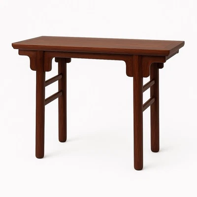 Mesa consola china vintage de palisandro - empalmada - carpintería espiga Foto 1 de 4