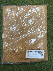 British Army Desert Shemagh Schal hellbraun Militär ausgestellt BRANDNEU - Bild 1 von 3