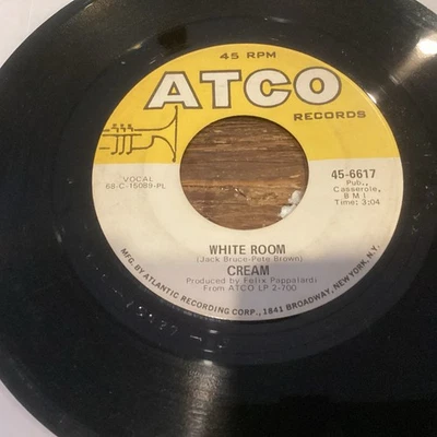 Cream; White Room; Those Were The Days US VG+/EX  7” Vinyl Single Free UK Post - Image 1 of 4