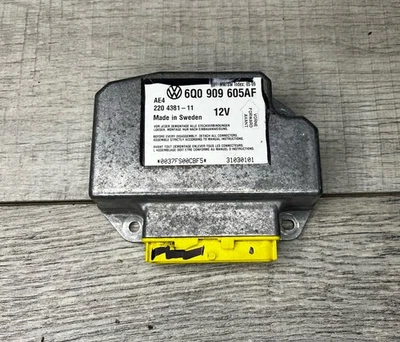 2004-2010 Volkswagen Beetle conversível módulo de controle SRS 6Q0 909 605AF - Imagem 1 de 4