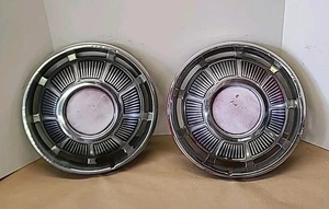 1969 Chevrolet Caprice Impala Bel Air Biscayne Wheel Covers Lot Of 2 14 Inch - Picture 1 of 23