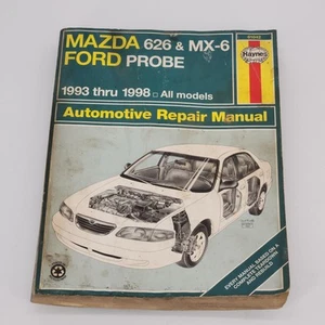 Haynes Auto Repair Manual 61042 For Mazda 626 & MX-6 Ford Probe 1993 thru 1998 - Picture 1 of 2