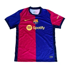 FC Barcelona Trikot Herren mittelblau rot Fußball Nike Dri Fit Spotify UNHCR TV - Bild 1 von 6