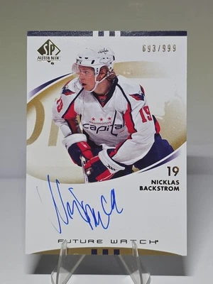 2007-08 SP Authentic Future Watch Nicklas Backstrom autograph #250 693/999 - Image 1 of 2
