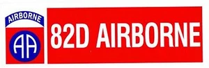 82nd Airborne AA Army Bumper Sticker - Picture 1 of 1