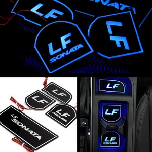 New LED Cup Holder Plate console 4p Diy Kit For 15 Hyundai LF SONATA - Bild 1 von 7