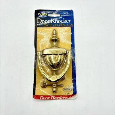 Llamador de puerta Schlage - Latón macizo - Herrajes de latón pulido incluidos Foto 1 de 2