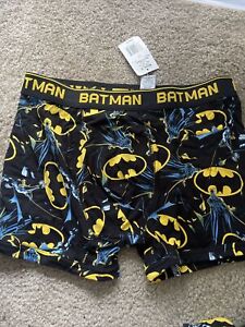 DC Comics Batman Logo Dark Knight Mens Boxer Briefs Underwear SIZE: Large