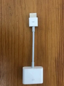GENUINE APPLE HDMI TO DVI ADAPTER MJVU2AM/A WHITE READY TO GO - Picture 1 of 8