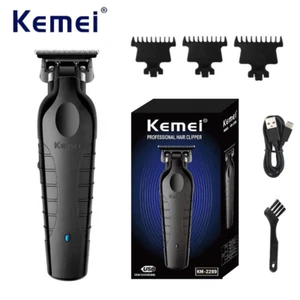 Professional Barber Hair Clippers Cordless Men Beard Trimmer Cutting Machine Kit - Picture 1 of 16
