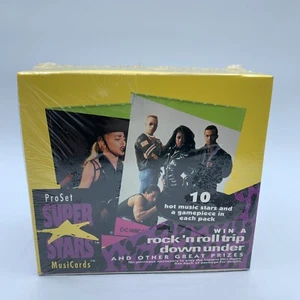 Pro Set 1991 - Super Stars Music Cards - Factory Sealed Box 36 Packs - New VTG - Picture 1 of 6