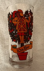 Vidrio Indiana vintage 12 días de Navidad décimo diez flautista - Imagen 1 de 9