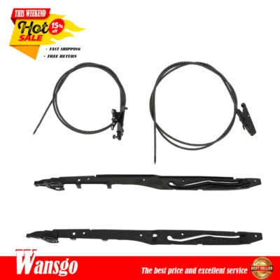 Juego de montaje de orugas + cables de vidrio para techo corredizo para Ford 17-19 F250 F350 F450 15-20 F150 Foto 1 de 4