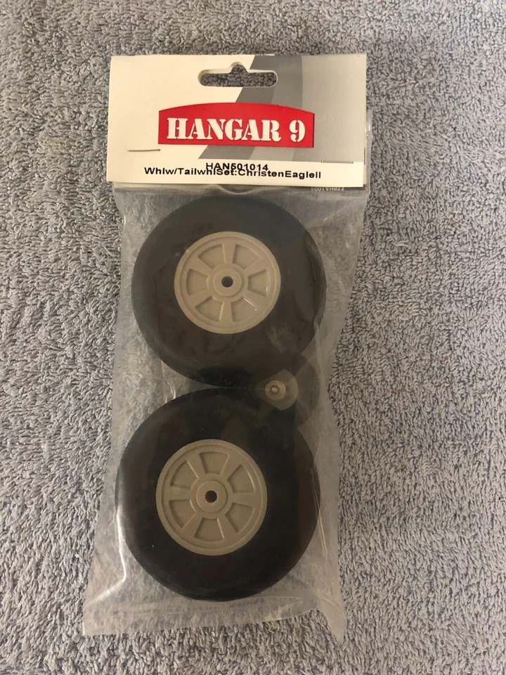Hangar 9 Christen Eagle II 90 ARF Wheel SET with Tailwheel - Image 1 of 2