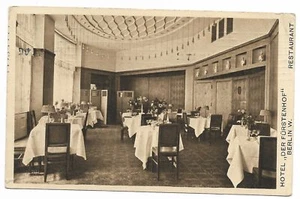 Berlino cartolina 1910 viaggiata cartolina hotel Fürstenhof ristorante Impero tedesco - Foto 1 di 1