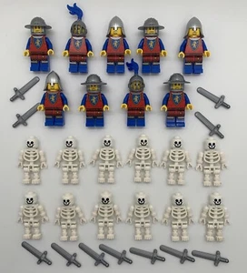 LEGO Castle Minifigure Lot Knight Skeleton Army Fantasy Era Army Builder - Picture 1 of 1