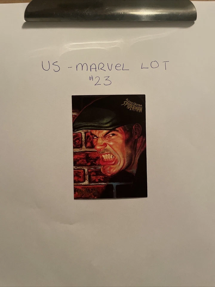 1995 Fleer Ultra Spider-Man Card - #9 Burglar - Image 1 of 1