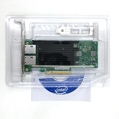 Intel Ethernet Network Adapter X540-T2 Dual Port (DP) 10Gb PCIE PCI Express x8 - Image 1 of 4