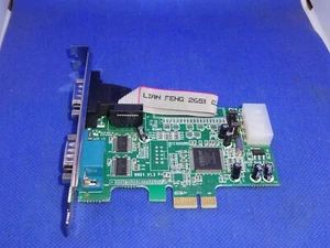 STARTECH PEX2S553  2-PORT RS-232 SERIAL PCI EXPRESS KARTE #GK7983 - Bild 1 von 3
