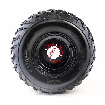 OFFROAD 22x10-10 Tire 4 Lug Rim Wheel 22x10x10 For Go kart Quad UTV ATV Buggy - Image 1 of 4