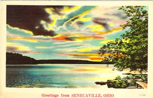Senecaville OH Scenic Sunset Greetings from Seneca Lake - Picture 1 of 1