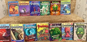 LOT 13 GOOSEBUMPS R.L. STINE SOFTCOVER ( some vintage) - Picture 1 of 3