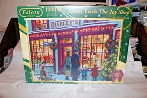 Falcon Deluxe jigsaw puzzle Santa visits the toy shop - Picture 1 of 7