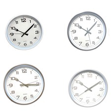 Orologio da parete per cucina lancette a forma di posate vari colori