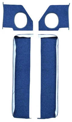 Chevrolet Impala 1965 2 puertas bucle alfombra puerta e inserciones panel de retroceso sin aire Foto 1 de 2