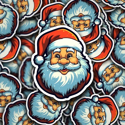 TWEED & CO. Santa Claus Vinyl Sticker - Bring the Magic of Christmas Anywhere
