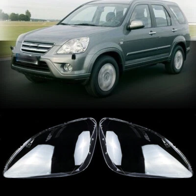 Par de cubiertas de lente de pantalla de faro izquierdo derecho para Honda CRV 2005-2006 Foto 1 de 4
