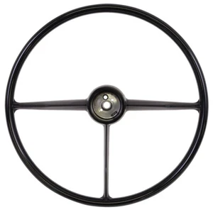 1957 1958 1959 CHEVROLET GMC TRUCK BLACK STEERING WHEEL 18"  - Picture 1 of 1