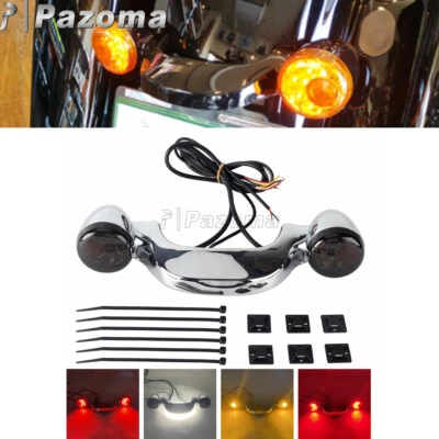 Bullet Rear LED Brake Light Turn Signal For Harley Street Glide Special FLHXS - Imagem 1 de 4