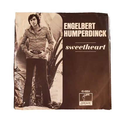 Engelbert Humperdinck, Sweetheart, Born to be Wanted 45 RPM Parrot Records Foto 1 de 4