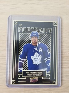 Auston Matthews UD PORTRAITS 2022-23 Upper Deck Series 1 Hockey #P-17 
