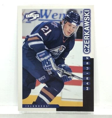 1996-1997 Pinnacle Mariusz Czerkawski Edmonton Oilers Hockey Card No. 208 - Image 1 of 2