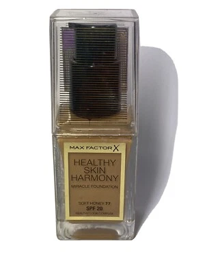 Max Factor X HEALTHY SKIN HARMONY Miracle Foundation Nr. 77 Soft Honey - Bild 1 von 3