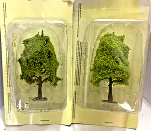 Unbranded Scenics TREES  105mm high X 2 all boxed EX SHOP STOCK - Picture 1 of 4