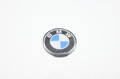 ⭐83-87 Bmw E24 6 Series Front or Rear Logo Emblem Decal Badge Trim Unit 82mm Oem - Image 1 of 4
