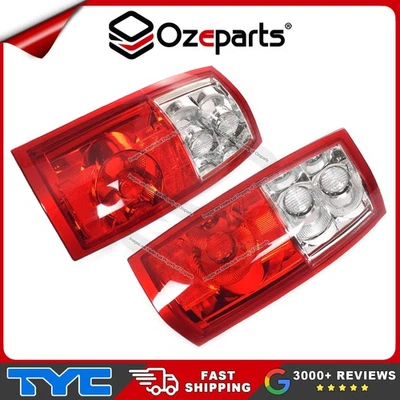 Pair LH+RH Tail Light Rear Lamp Fits Holden Commodore VY s2 VZ Ute Wagon 03~07 - Image 1 of 4