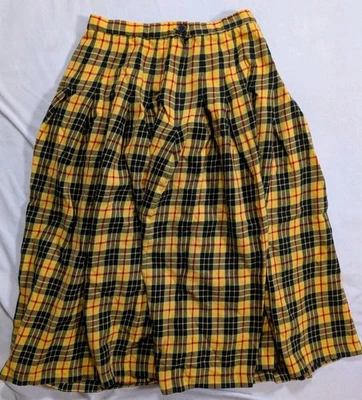 VTG Pendleton 100% Virgin Wool Authentic Argyle Tartan Plaid Pleated Skirt Sz 10 - Image 1 of 4